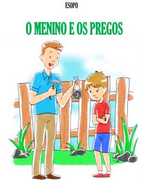 O Menino e os Pregos - Esopo PDF Grátis | Baixe Livros