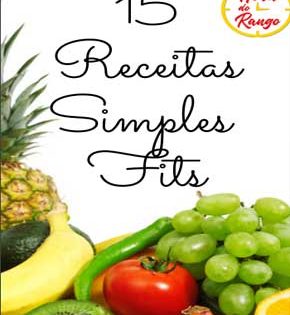 Capa de 15 Receitas Simples Fits – Hora do Rango