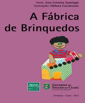 Capa do livro A Fábrica de Brinquedos – Ana Santiago