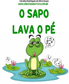 Capa do livro O Sapo Lava o Pé – Carolina Rodrigues