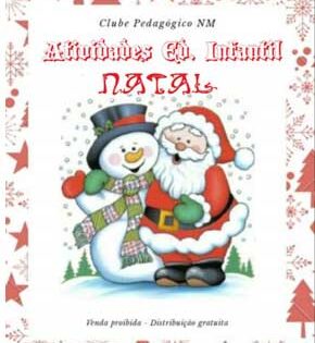 Capa de Caderno de Atividades: Natal – Vários Autores