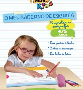 Capa de O Meu Caderno de Escrita: Controlar a Caligrafia