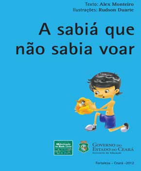 Capa do livro A Sabiá que Não Sabia Voar – Alex Monteiro