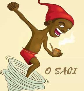 Capa de O Saci – Monteiro Lobato
