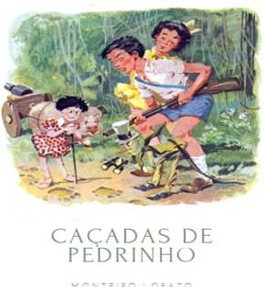Capa de Caçadas de Pedrinho – Monteiro Lobato