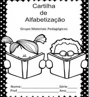 Capa de Cartilha de Alfabetização – Materiais Pedagógicos