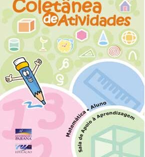 Capa de Coletânea de Atividades – Matemática