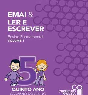 Capa de Ler e Escrever – 5º Ano – Caderno de Atividades