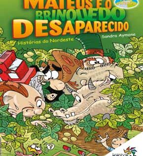 Capa de Mateus e o Brinquedo Desaparecido – Sandra Aymone