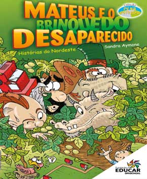 Capa do livro Mateus e o Brinquedo Desaparecido – Sandra Aymone