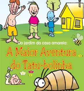 Capa de A Maior Aventura do Tatu-Bolinha – Alexandre Compart