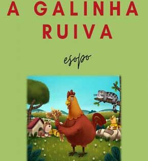 Capa de A Galinha Ruiva – Esopo