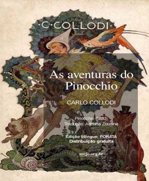 Capa do livro As Aventuras do Pinóquio – Carlo Collodi