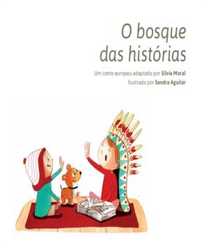 Capa do livro O Bosque das Histórias – Sílvia Moral