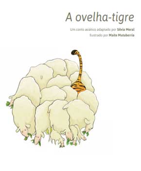 Capa do livro A Ovelha-tigre – Sílvia Moral