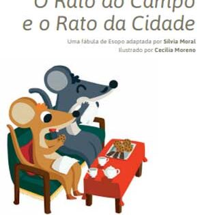 Capa de O Rato do Campo e o Rato da Cidade – Esopo