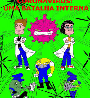 Capa de Coronavírus: Uma Batalha Interna