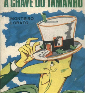 Capa de A Chave do Tamanho – Monteiro Lobato
