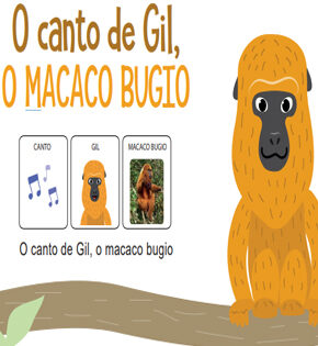 Capa de O Canto de Gil, o Macaco Bugio – Cíntia Garcia