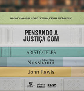 Capa de Pensando a Justiça – Aristóteles, Nussbaum e Rawl