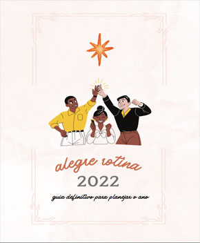 Capa do livro Guia Definitivo para Planejar o Ano (2022) – Alegre Rotina