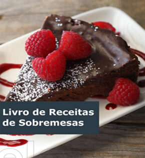 Capa de Receitas de Sobremesas – Gastronomia