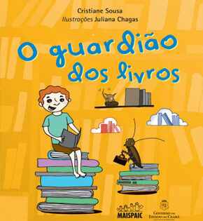 Capa de O Guardião dos Livros – Cristiane Sousa