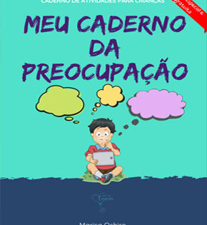 Capa de Meu Caderno da Preocupação – Atividades para Crianças