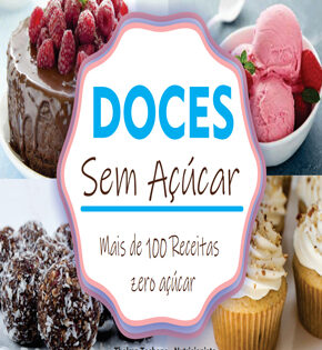Capa de Doces Sem Açúcar – Mais de 100 Receitas
