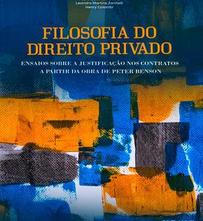 Capa de Filosofia do Direito Privado – Peter Benson