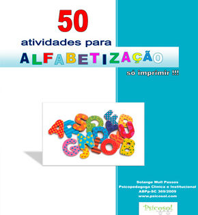 Capa de Ler e Escrever – Atividades Alfabetização