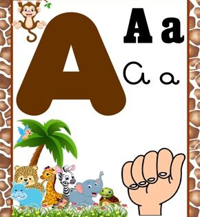 Capa de Alfabeto Safari – Versão Libras