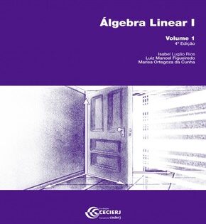 Capa de Álgebra Linear I – Luiz Figueiredo