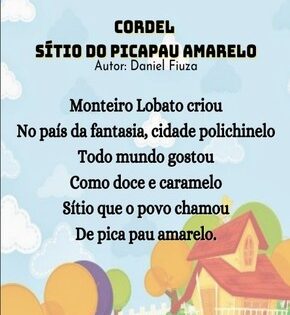 Capa de Cordel: Sítio do Picapau Amarelo – Daniel Fiuza