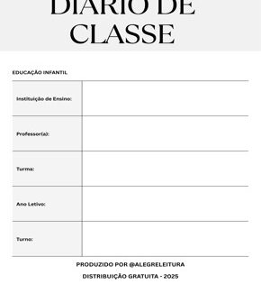 Capa de Diário de Classe – Maynara Abreu