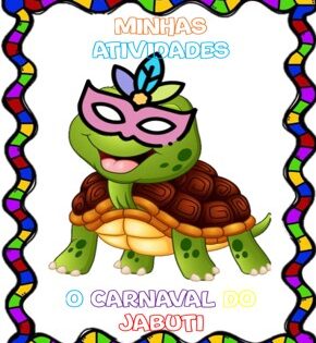 Capa de Exercícios Jabuti – Atividades de Carnaval