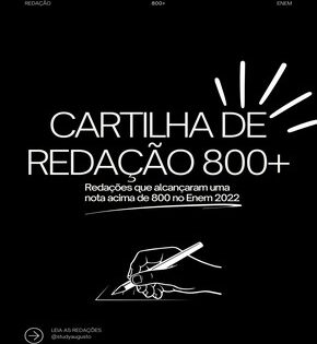 Capa de Acima de 800 – Redação ENEM
