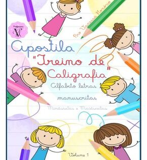 Capa de Treino de Caligrafia – Letras Maiúsculas e Minúsculas