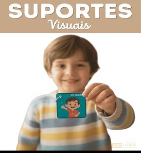 Capa de Suportes Visuais – Cartões de Apoio para Autismo