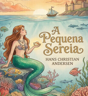 Capa de A Pequena Sereia – Hans Andersen