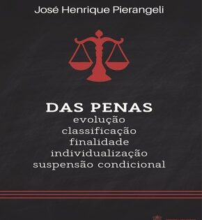 Capa de Das Penas – José Henrique Pierangeli