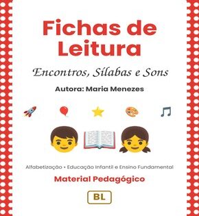 Capa de Fichas de Leitura: Sílabas e Sons – Maria Menezes