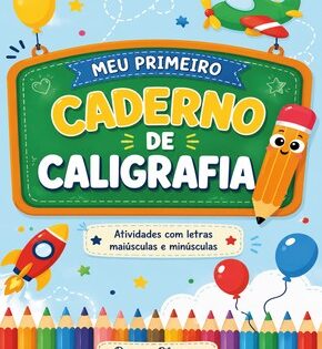 Capa de Meu Primeiro Caderno de Caligrafia – Bianca Oliveira