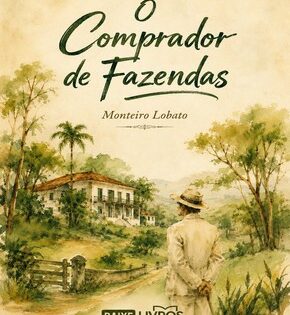 Capa de O Comprador de Fazendas – Monteiro Lobato